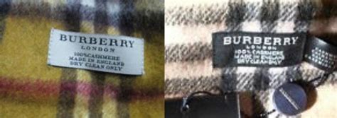 burberry check trousers fake|burberry scarf identification.